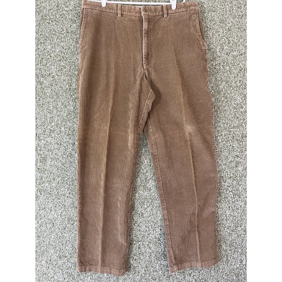 SAVANE Corduroy Pants for Men, W32 equivalent cotton black type Vintage Second Hand
